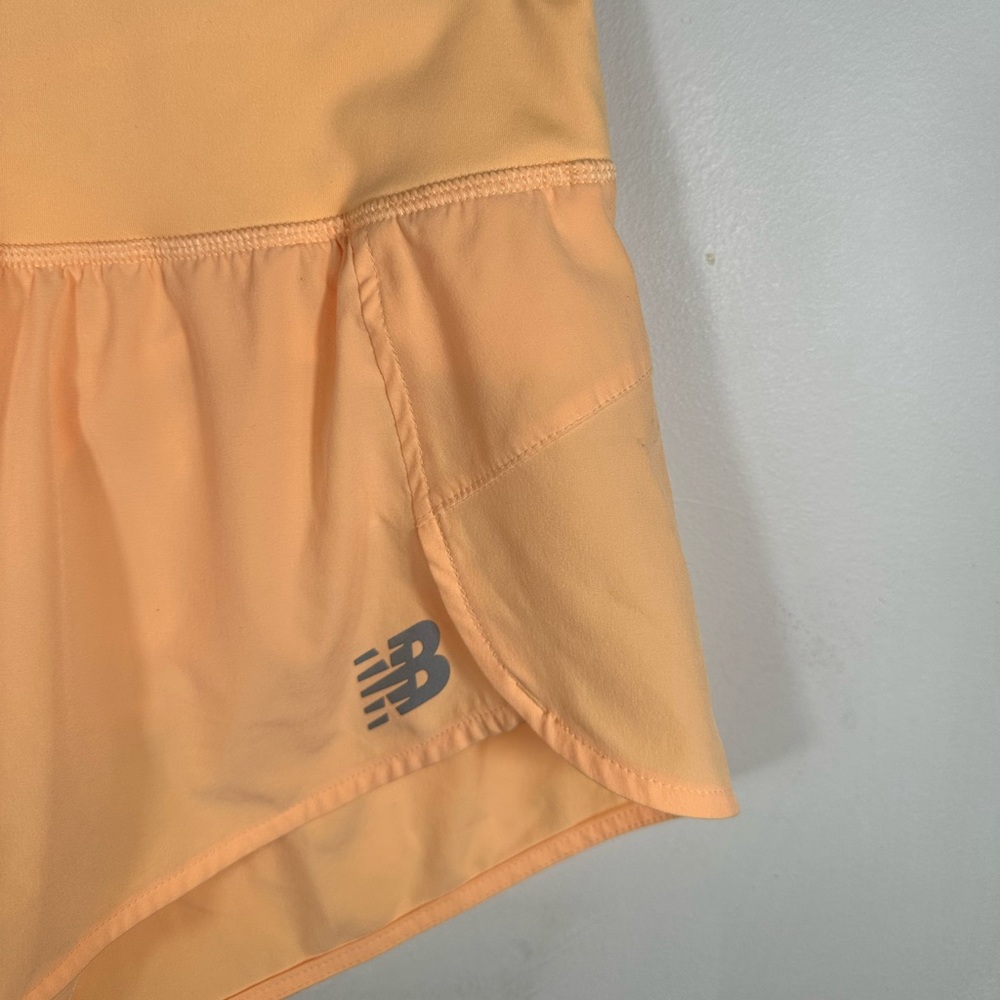New Balance Running Shorts XS Peach Lightweight Athletic Activewear Women - Picture 5 of 10